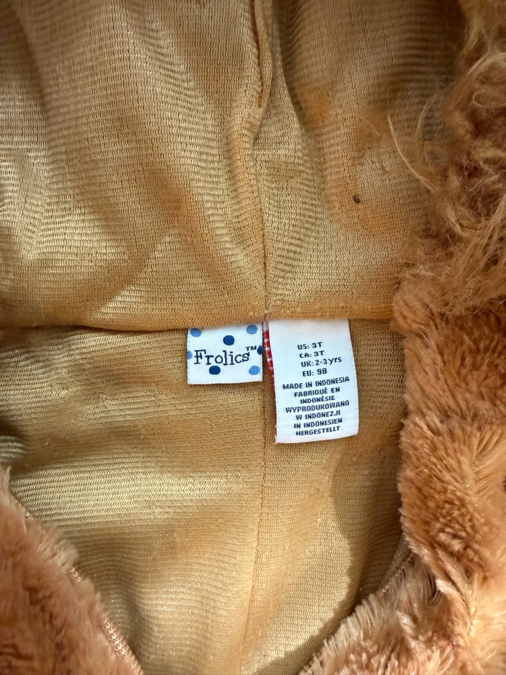Cozy Lion Costume 3T
